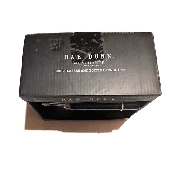 NIB Rae Dunn His and Hers Beer Glass Opener Gift Set - Picture 2 of 3
